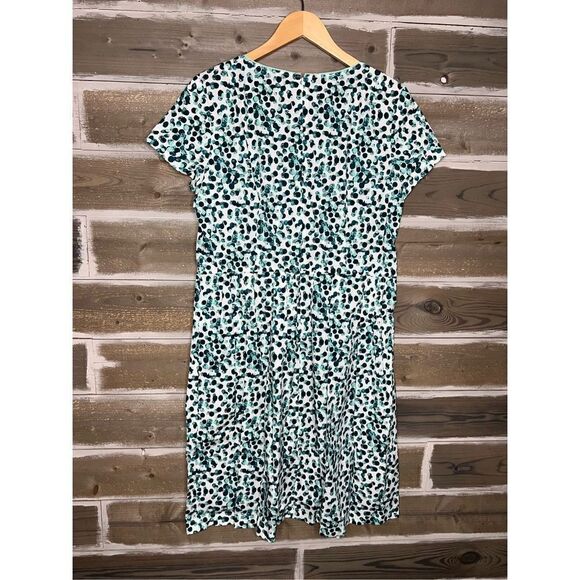 Lafayette 148 New York NWT Pocket Dress Agate Teal Designer Sz 10 - Picture 7 of 8